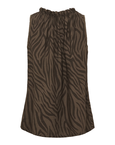 Marta Du Chateau - MDCLucina Top - Brown 